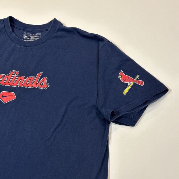 St. Louis Cardinals Shirt Adult XL Extra Large Nike Center Swoosh MLB Logo Men - Picture 8 of 14